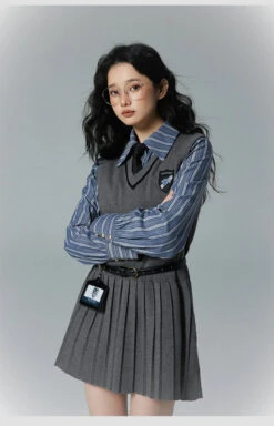 [Pre-order] Hogwarts School Of Witchcraft And Wizardry V-neck Knit Jumper Skirt -LOLITA Shop O1CN01SCTDUs2EqcgoO4smd 1644008796