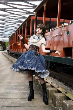 Tick Tock Hem Stripe Skirt 3 Piece Set 30 Tick Tock Hem Stripe Skirt 3 Piece Set -LOLITA Shop O1CN01SJNJey1jmGuQRZHmv 290794590 c19c3825 de01 40f2 9fab 9242cffaf47c