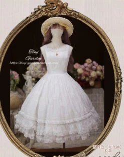 [Outlet] French Girly 2way Apron Skirt [simple Type] -LOLITA Shop O1CN01SSYmEJ1FteYQ8qn4l 32520545