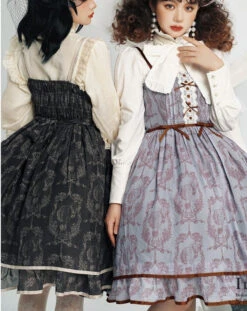 Irene Flower Print Jumper Skirt -LOLITA Shop O1CN01Shl5ez1sqEcQGSqOb 830055817 b15c438c 693d 4780 84e3 fedf5c8d4b47