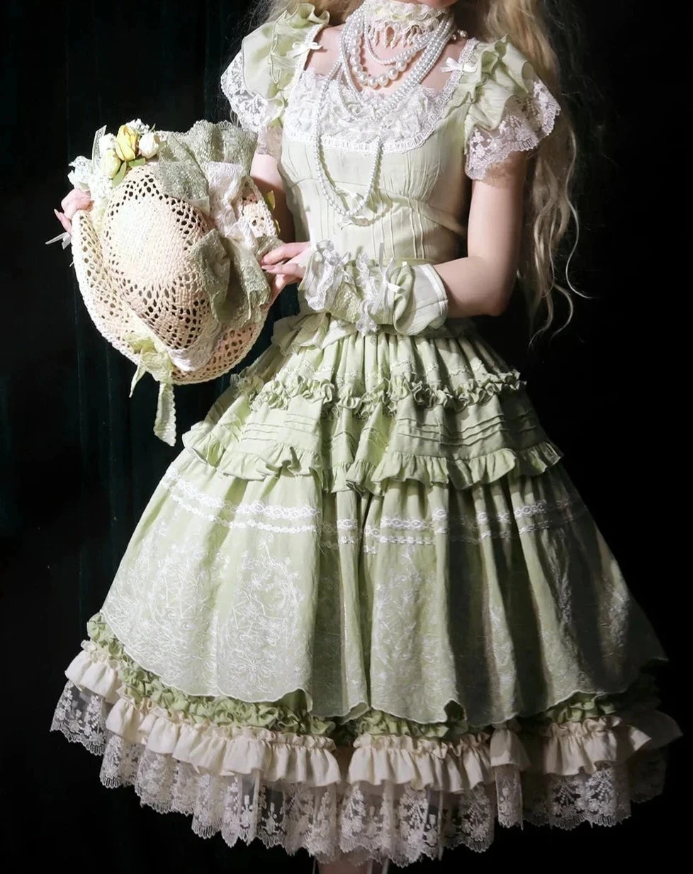 Fourteen-line Poem: Lace And Embroidered Skirt 8 Fourteen-line Poem: Lace And Embroidered Skirt - Image 6