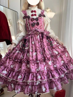 [Pre-orders Available Until 1/23] Sweet Berry Rabbit Stand Collar Blouse -LOLITA Shop O1CN01TEil4l2GOLbCvDfzb 57119005