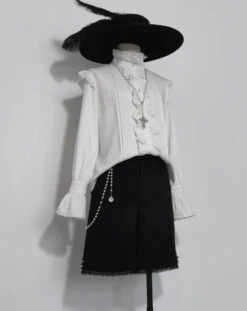 Prince Lolita Stand Collar Frill Blouse -LOLITA Shop O1CN01TSiN84295pxXXzIi9 48788017