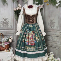 [Pre-order] Bavarian Girl Country-style Bone Vest -LOLITA Shop O1CN01Uf4fDH2GOLHau9bDZ 57119005