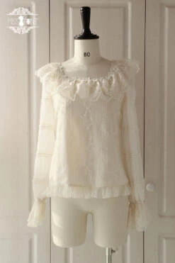 [Pre-order] Find Fragrance Lace Square Neck Blouse -LOLITA Shop O1CN01VdCHd52GOLKK5nKoM 57119005
