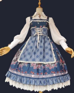 Little Red Riding Hood Print Garden Style Jumperskirt -LOLITA Shop O1CN01WhvYcu1Wer9Z2YT9n 11942814