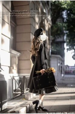 Classic Double Button Ribbon Coat 26 Classic Double Button Ribbon Coat -LOLITA Shop O1CN01X5dEie2JsWPJdaHZk 2312269477