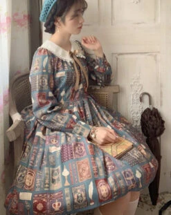 Book Of Magic Printed Dress