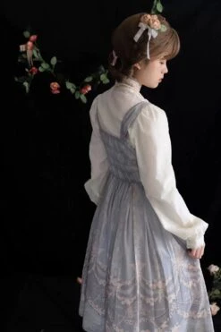 Mou [Sale Period Ended] Romantic Memories Jumper Skirt With Veil -LOLITA Shop O1CN01Xdbcrg1aBKMro7zwg 262783291