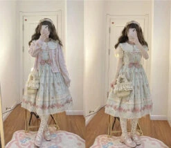 Roses Bouquet Double Lace Short Sleeve Blouse -LOLITA Shop O1CN01YAJ9xP1oC9i3GUzHS 921575188