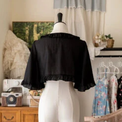 Early Summer Strawberry Picture Book Flare Sleeve Short Cardigan [Buy Together For 20% Off] -LOLITA Shop O1CN01YFwGD22IEO93Ucs4C 482929254