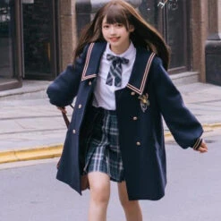 School Style Puff Sleeve Double Coat -LOLITA Shop O1CN01YG9QSl1y6mxHT1TOr 865286530