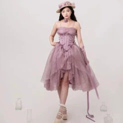 14-line Poem Summer Jumper Skirt -LOLITA Shop O1CN01YOSrMS1f9YxmzimY3 2943913964