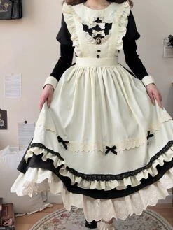 Classical Maid Ribbon Dress -LOLITA Shop O1CN01Yb4ZPs20dQgw5eGOu 162276872 e2ada8ed 0b89 4d40 bca1 2837dac92ebf