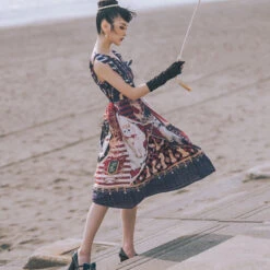 Brave Journey 2 Shoulder Ribbon Jumper Skirt -LOLITA Shop O1CN01YsPSQS1Lj0vUnyXov 546141334