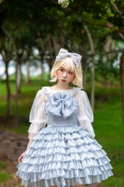Big Ribbon 8-tier Ruffle Jumper Skirt 29 Big Ribbon 8-tier Ruffle Jumper Skirt -LOLITA Shop O1CN01YxYJzO1WerO303Cq2 11942814 cd9ac9ce 96ab 4a1d b254 25e58a3435e1