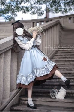 [Pre-order] Magic Choir Apron Skirt And Blouse Set -LOLITA Shop O1CN01Z3Jwuu2JsWWE5227W 2312269477