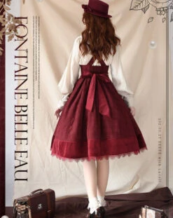 Fontainebleau Checkered High Waist Jumper Skirt -LOLITA Shop O1CN01ZPYSX21OM45ZRYLli 1741691690 fa4ebb98 dc87 4d10 843a 2c03dc484cdc