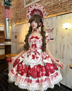 LOLITA [Pre-orders Available Until 3/16] Dream To Strawberry Print Dress -LOLITA Shop O1CN01a9AYZW1QN6VwYEsH5 2610341963 33083a61 7c40 42b7 9938 759bc0998a20