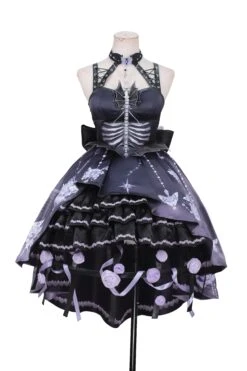 [Pre-order] Bat Wings Skeleton Pattern Jumper Skirt And Purple Rose Crinoline -LOLITA Shop O1CN01b4C5DP2H88zsMg5Df 3943659105 a662ebcc 33c4 4ae4 a6d8 3da056b1895e