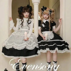 [Resale/Pre-orders Until 11/3] Evensong Short Sleeve White Collar Dress -LOLITA Shop O1CN01b7xhFw2CO6oBVxVEn 2812918463 796176cc 834c 4252 9035 994364eed7d6