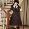 [Reservation Sale] School Uniform Style Fake Layered Dress -LOLITA Shop O1CN01bCY6S228AaWTbCCyj 1790657892