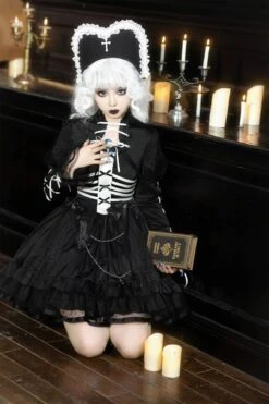 Triple Ribbon Jumper Skirt And Bolero With Rib Motif -LOLITA Shop O1CN01bO4l3m1jmGp1X0gCk 290794590 aacf8936 a97b 4b9a ab3c 884d86703d21