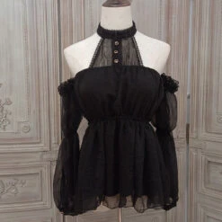 [Pre-order] Twilight Egyptian Lolita Halter Neck Blouse With Arm Sleeves -LOLITA Shop O1CN01bRlqzP2GOLGa4xoPW 57119005