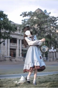 [Pre-order] Magic Choir Apron Skirt And Blouse Set -LOLITA Shop O1CN01bZOPjs2JsWWDoRhqX 2312269477
