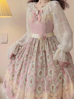 [Pre-order] Find Fragrance Lace Square Neck Blouse -LOLITA Shop O1CN01bgypv72GOLL9ndzjr 57119005