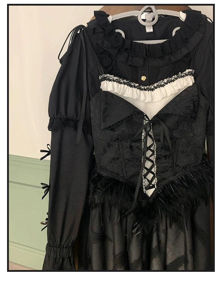 Cotton Blouse With Round Collar Ruffles 10 Cotton Blouse With Round Collar Ruffles - Image 8