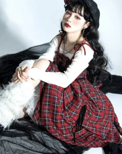 Punk Lolita Tartan Check Jumper Skirt 21 Punk Lolita Tartan Check Jumper Skirt -LOLITA Shop O1CN01bt1L0w1h1QvyBUXql 3017094217
