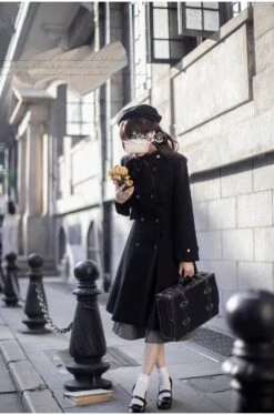 Classic Double Button Ribbon Coat 18 Classic Double Button Ribbon Coat -LOLITA Shop O1CN01cRjVS52JsWPLJj8n0 2312269477