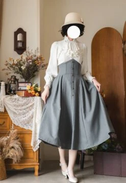 [Pre-order] Forest Letter Elegant Blouse [Buy Together For 20% Off] -LOLITA Shop O1CN01d4d2TF2IEODwbQ5a8 482929254