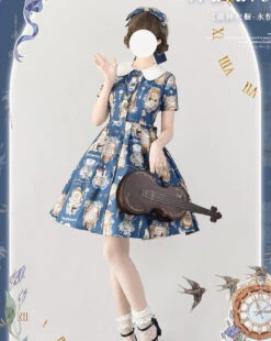 Eternal Echo Classic Dress And Jacket Setup With Headband -LOLITA Shop O1CN01dyRShv2IEO0sBELkx 482929254