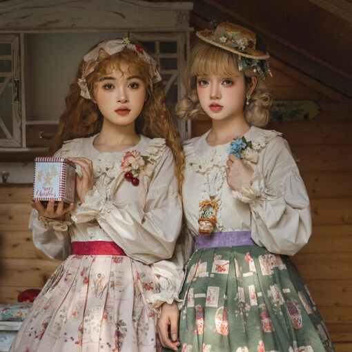[Pre-order] Forest Encyclopedia Cotton Blouse [Buy Together For 20% Off]