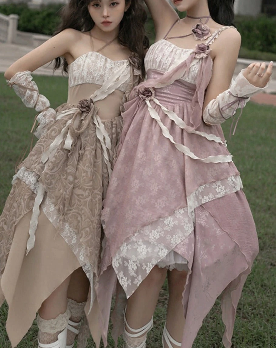 Elegant Gothic Irregular Hem Jumperskirt 11 Elegant Gothic Irregular Hem Jumperskirt - Image 9