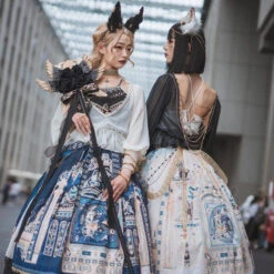 [Pre-order] Twilight Egyptian Lolita Side Chiffon Skirt -LOLITA Shop O1CN01f0AL7u2GOLGTpFZxd 57119005