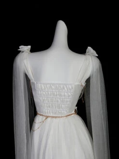 Moonlit Pure White Sweet Jumper Skirt 24 Moonlit Pure White Sweet Jumper Skirt -LOLITA Shop O1CN01f3EgIc1jmGu8uZ81u 290794590