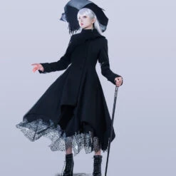 Gothic Lolita Bat Black Coat -LOLITA Shop O1CN01fRqvjd295pza8yFkY 48788017