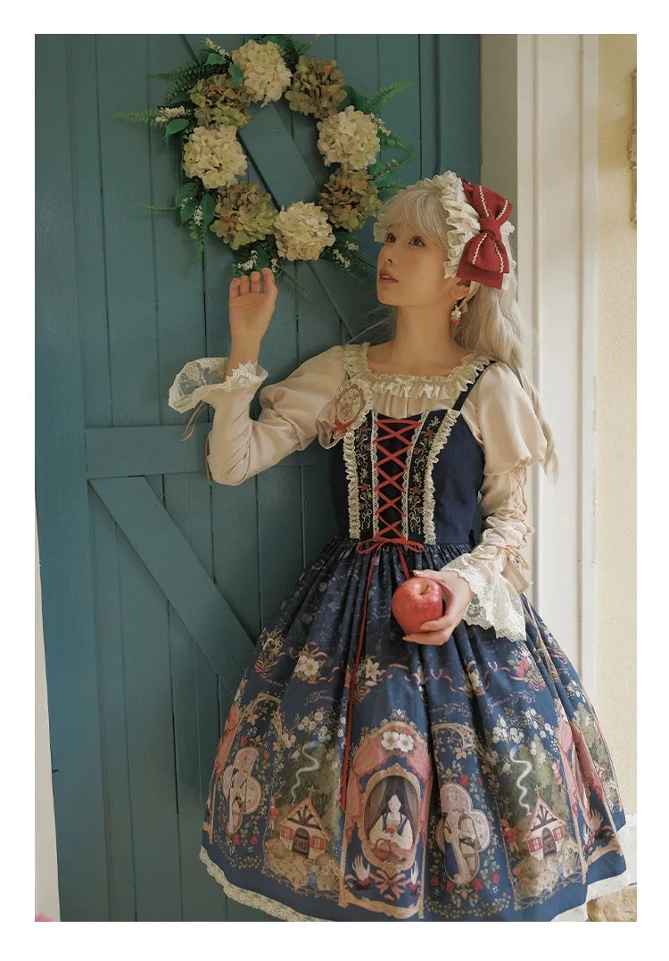 Rosy Cheeks Snow White Jumper Skirt 8 Rosy Cheeks Snow White Jumper Skirt - Image 6