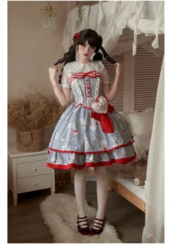 Bear Tea Party 2-tiered Ruffle Jumper Skirt -LOLITA Shop O1CN01g2lSdY2CZ6NShP9ZQ 2528448487 5ec2d788 7b91 4667 b192 1c3e9fb7e1a8