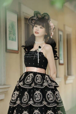 [Pre-order] Tulip Round Window Embroidered Three-tier Jumper Skirt -LOLITA Shop O1CN01g4kr2L28AabWkx3JW 1790657892 72b8eda1 6358 4593 ad62 35f24cfc2761