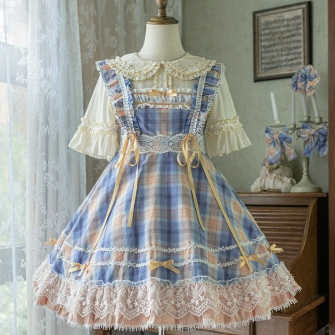 Endless Summer Madras Check High Waist Jumper Skirt 16 Endless Summer Madras Check High Waist Jumper Skirt - Image 14