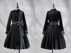 Evening Prayer Velvet Stand Collar Dress -LOLITA Shop O1CN01gZkqGV25h9hVcuchh 2200541717557 1
