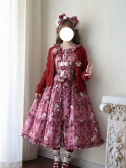 [Pre-orders Available Until 1/23] Sweet Berry Rabbit Knit Cardigan -LOLITA Shop O1CN01gfP7hq2GOLbA8FiOg 57119005