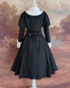 [Reservation Sale] School Uniform Style Fake Layered Dress -LOLITA Shop O1CN01gs5sDc28AaWNyRdhN 1790657892