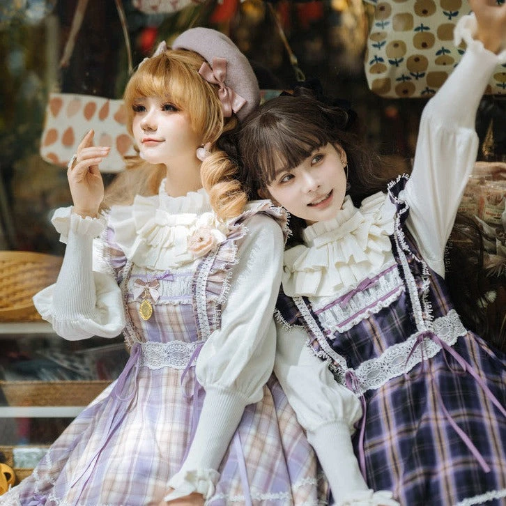 Endless Summer Madras Check High Waist Jumper Skirt 7 Endless Summer Madras Check High Waist Jumper Skirt - Image 5