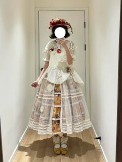 Bunny Bear Bunny Print Tiered Skirt -LOLITA Shop O1CN01hDKhbH20M1hLlZWNY 2430736834