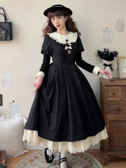 Classical Maid Ribbon Dress -LOLITA Shop O1CN01hL7PHA20dQh1oFsAb 162276872